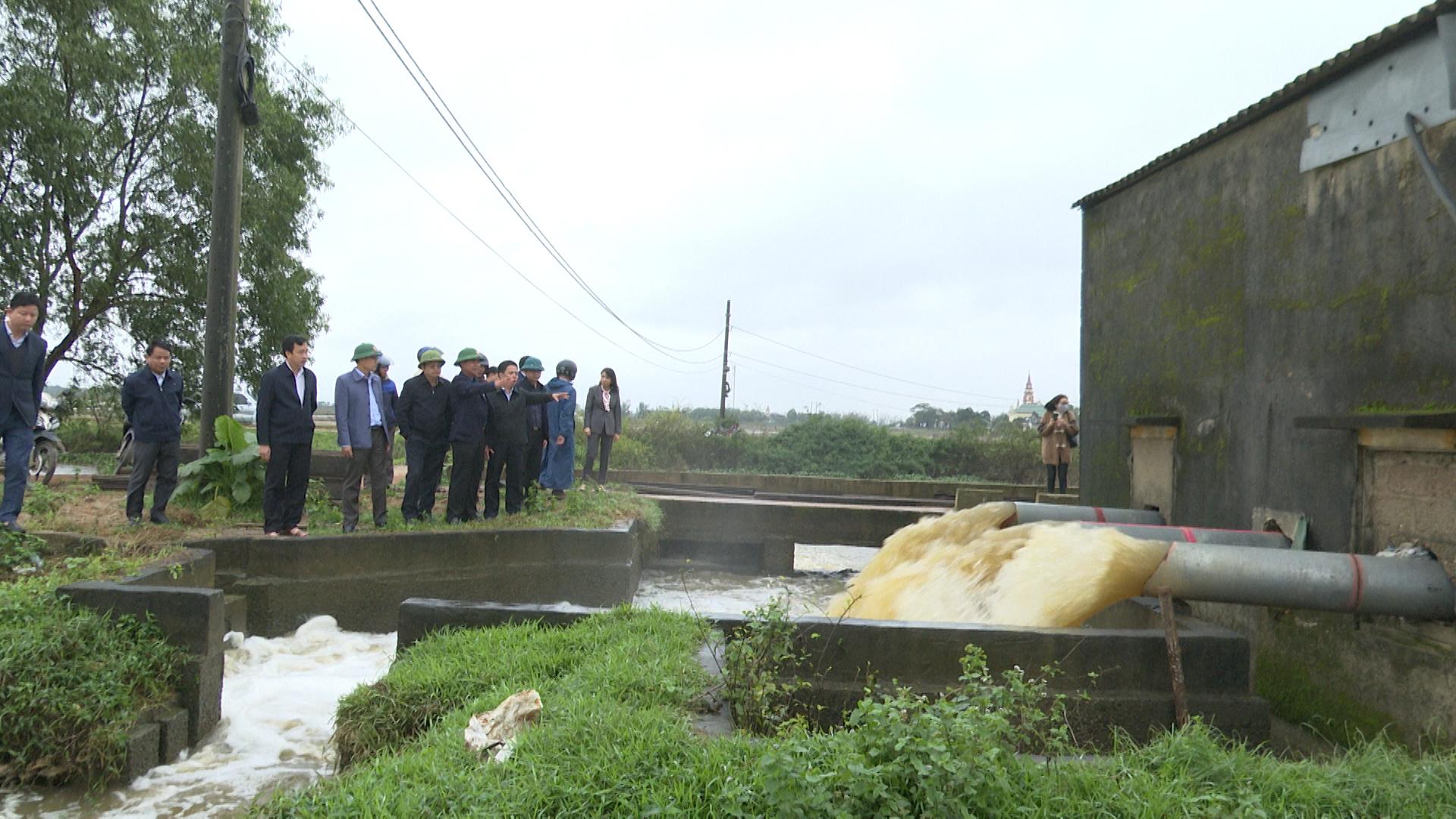 Chủ tịch UBND tỉnh kiểm tra tình hình sản xuất vụ đông xuân tại huyện Hải Lăng